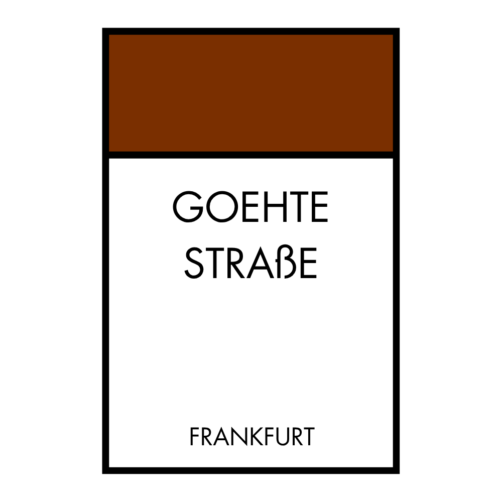 Poster Brettspiel Edition - Straßennamen