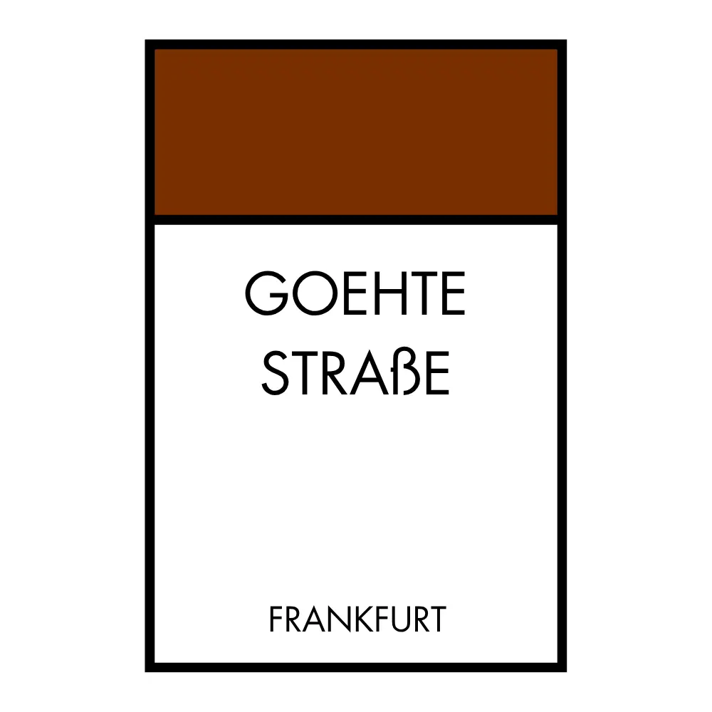 Poster Brettspiel Edition - Straßennamen Personalisierte Poster