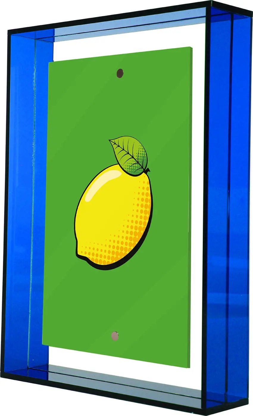 Neon Bilderrahmen 10x15 cm aus Acryl Interior Design