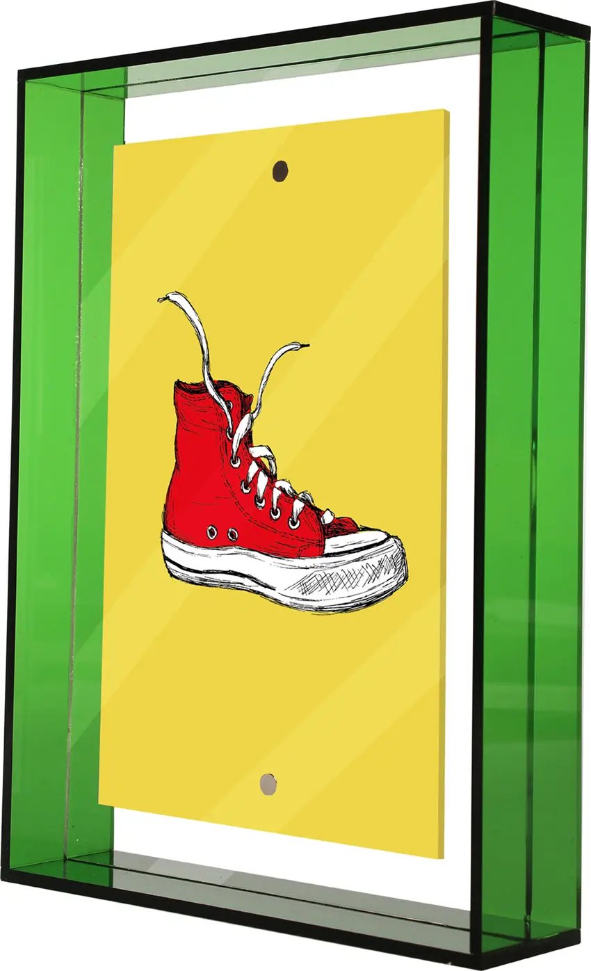 Neon Bilderrahmen 10x15 cm aus Acryl Interior Design