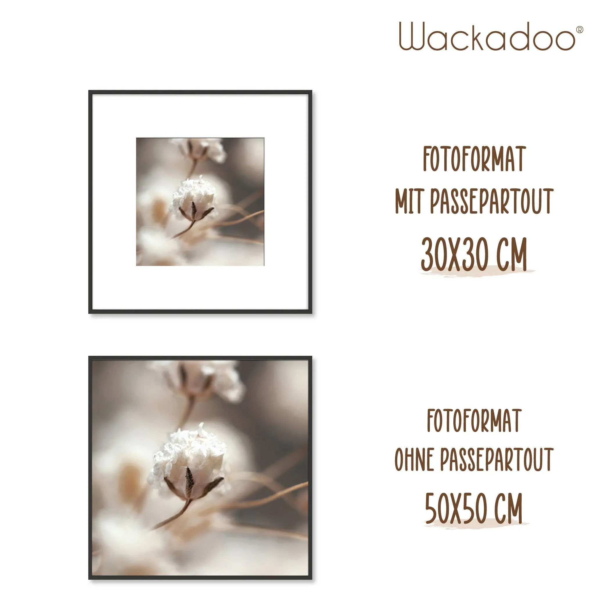 Bilderrahmen Set 3 teilig MDF Holz mit Glasscheiben und Passepartout Bilderrahmen Set