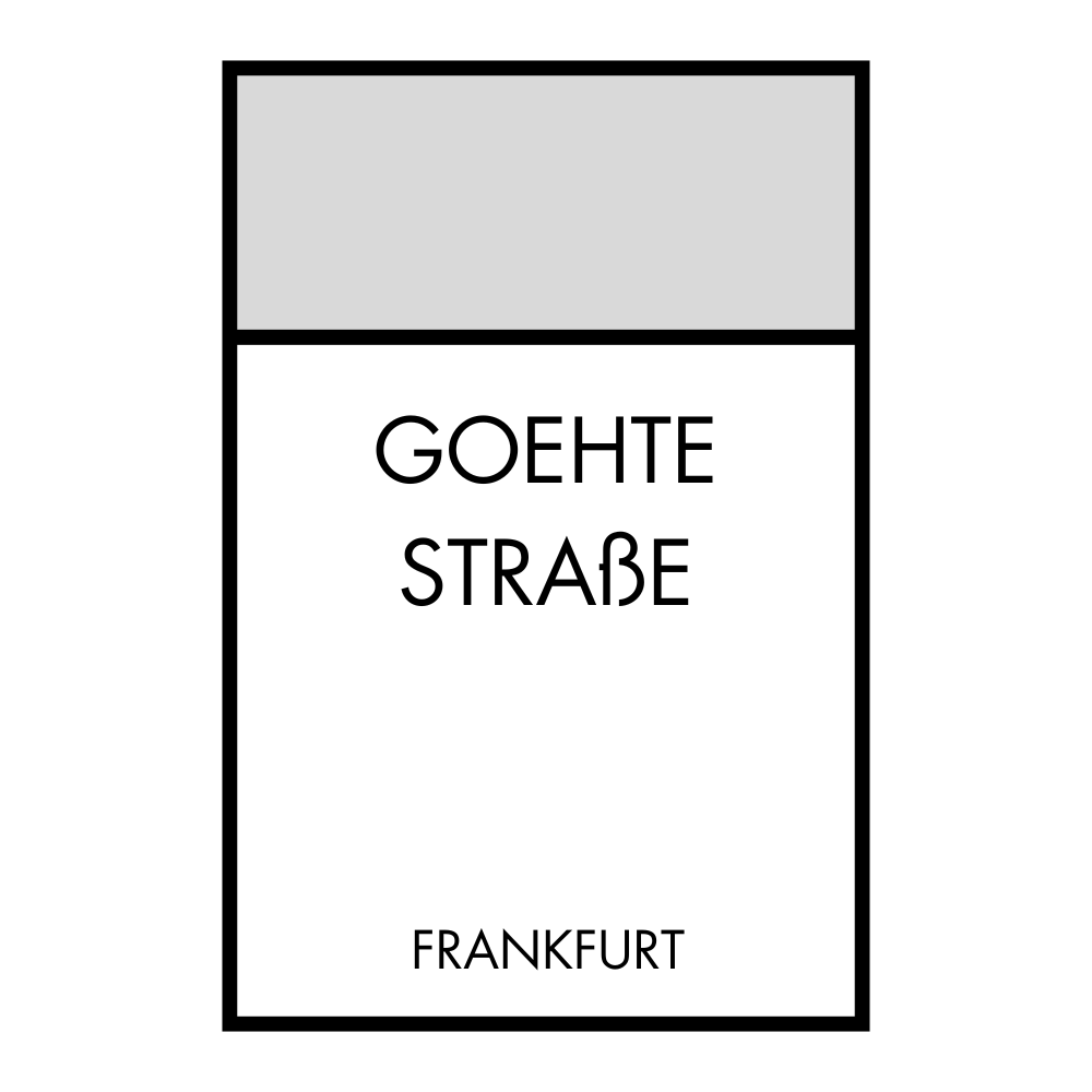 Poster Brettspiel Edition - Straßennamen