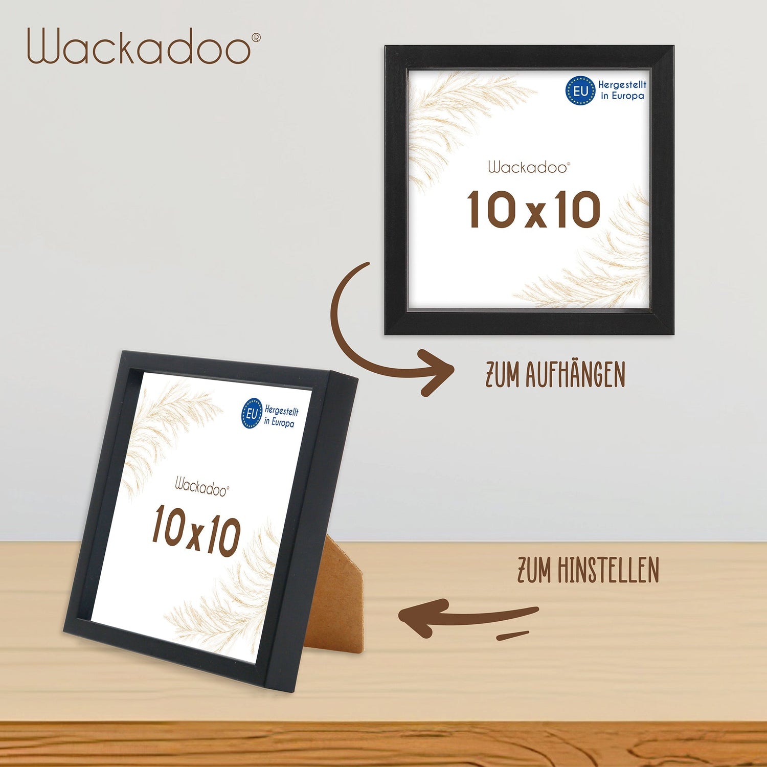 Bilderrahmen 3er Set AMALFI aus MDF Holz Wackadoo Living