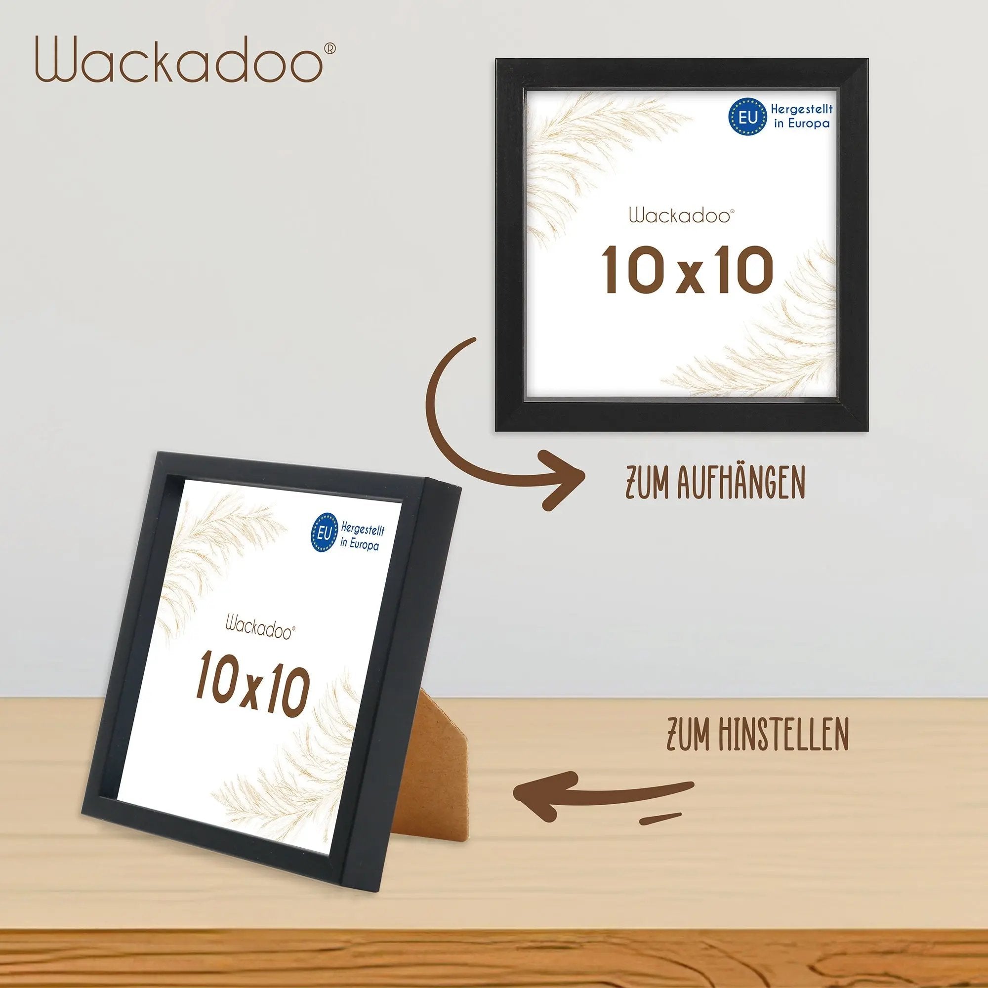 Bilderrahmen 3er Set AMALFI aus MDF Holz Wackadoo Living