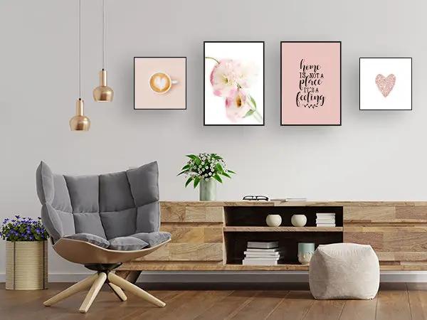 Bilderrahmen 3er Set AMALFI aus MDF Holz Wackadoo Living