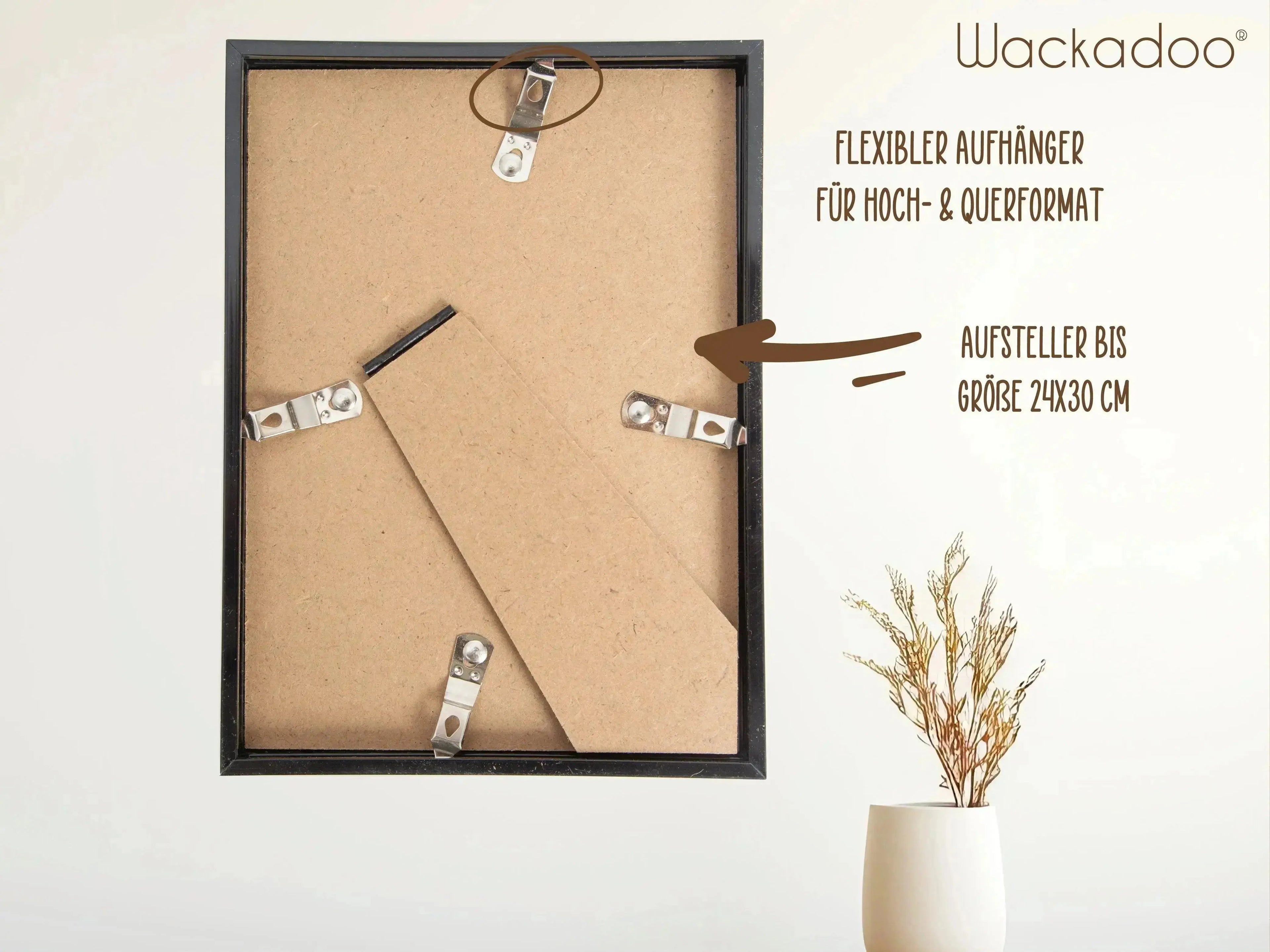 Bilderrahmen Set 10 teilig für Poster und Fotowände mit Glasscheibe Bilderrahmen Set