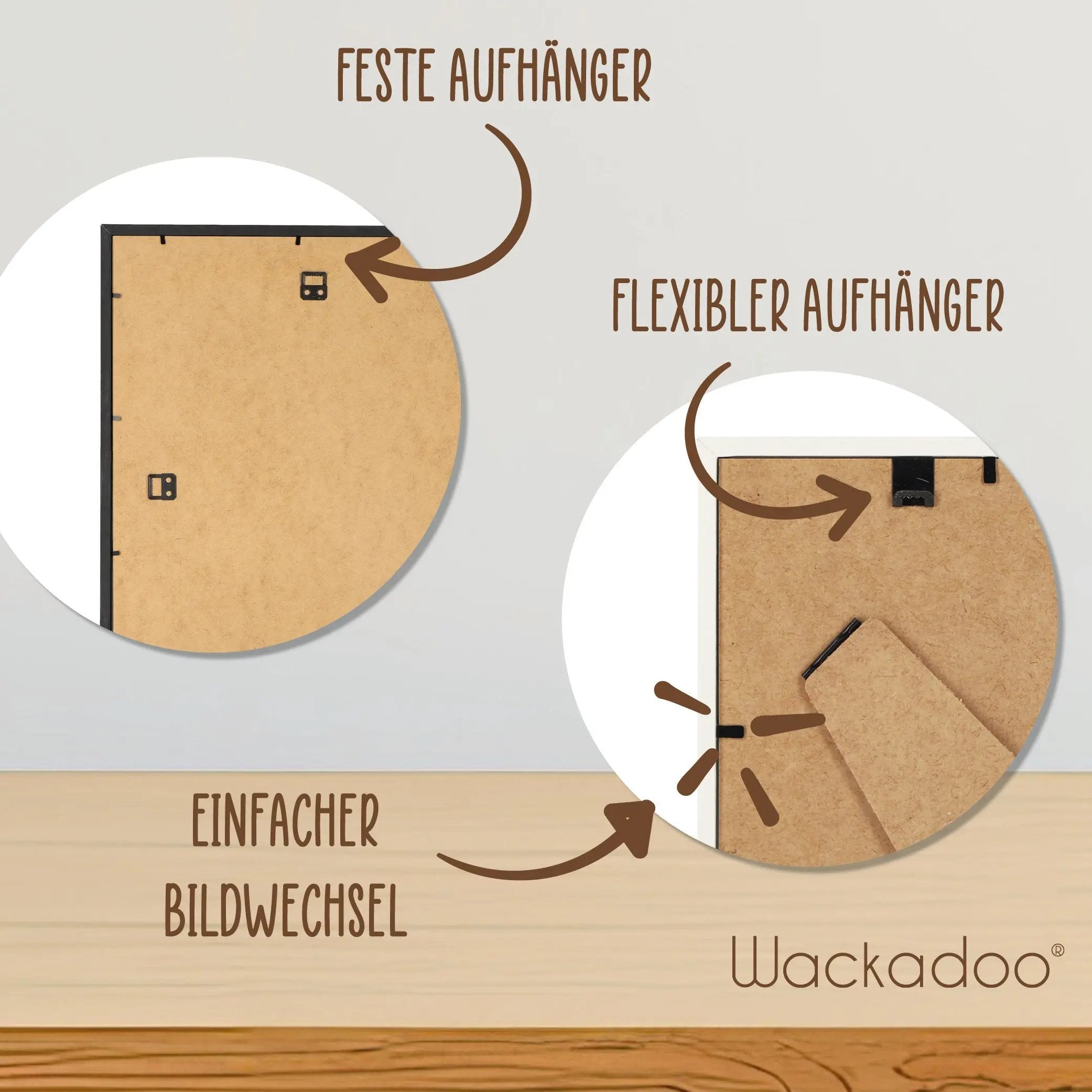 Bilderrahmen HOLZ mit Deinem eigenen Foto - einfach & schnell hochladen Picturedoo