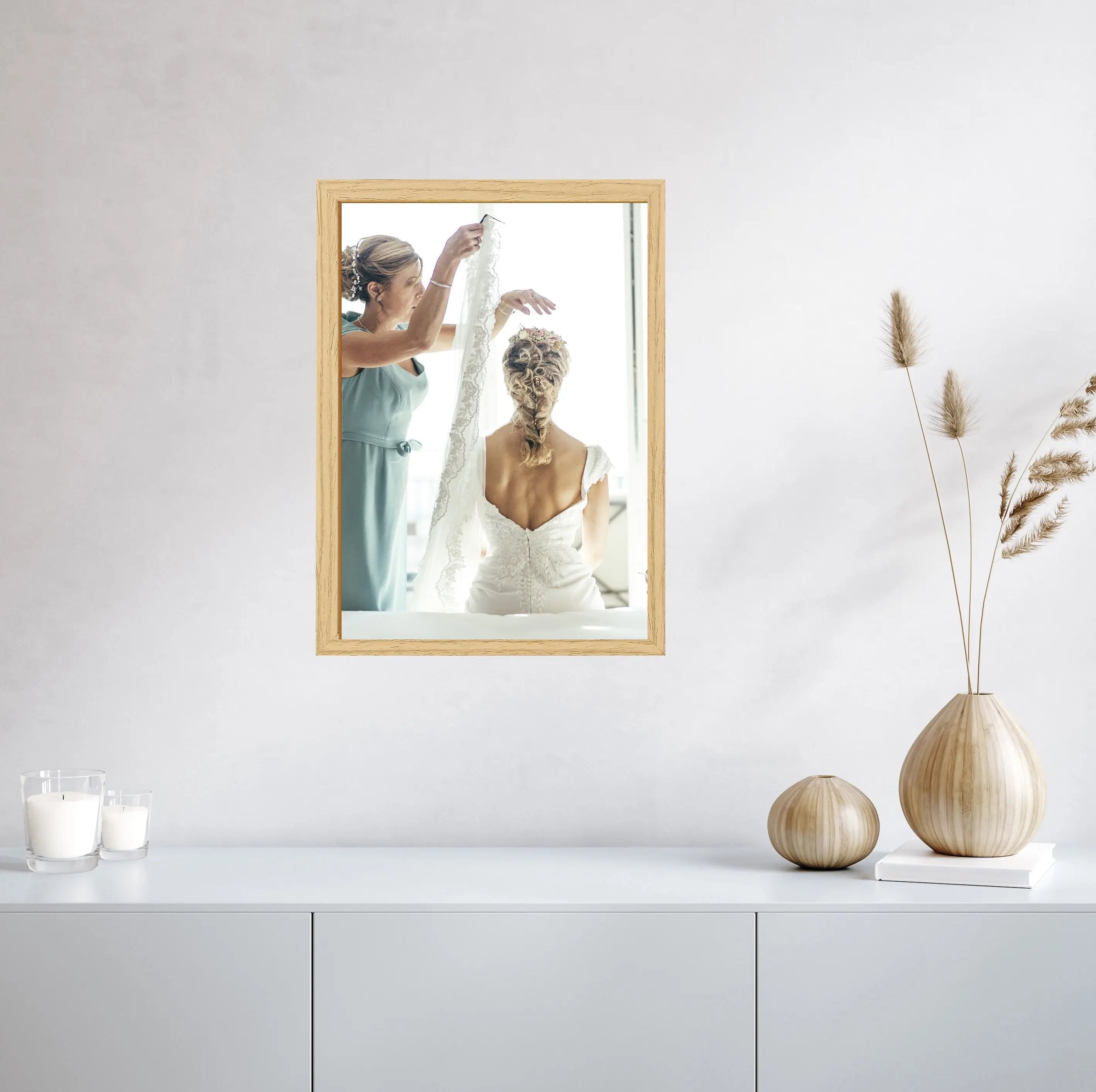 Bilderrahmen HOLZ mit Deinem eigenen Foto - einfach & schnell hochladen Picturedoo