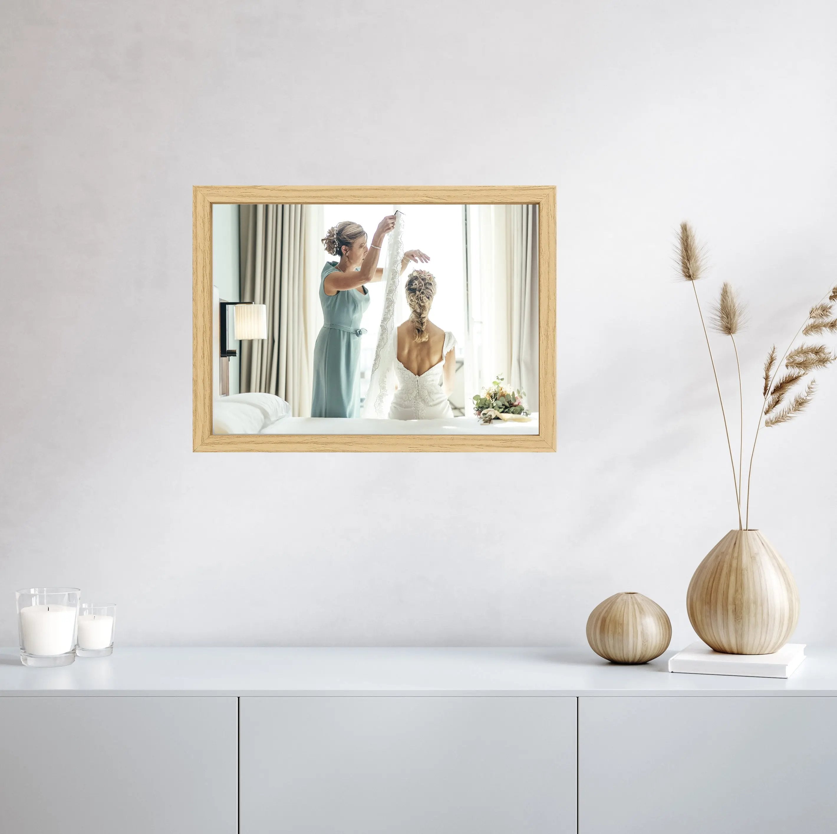 Bilderrahmen HOLZ mit Deinem eigenen Foto - einfach & schnell hochladen Picturedoo