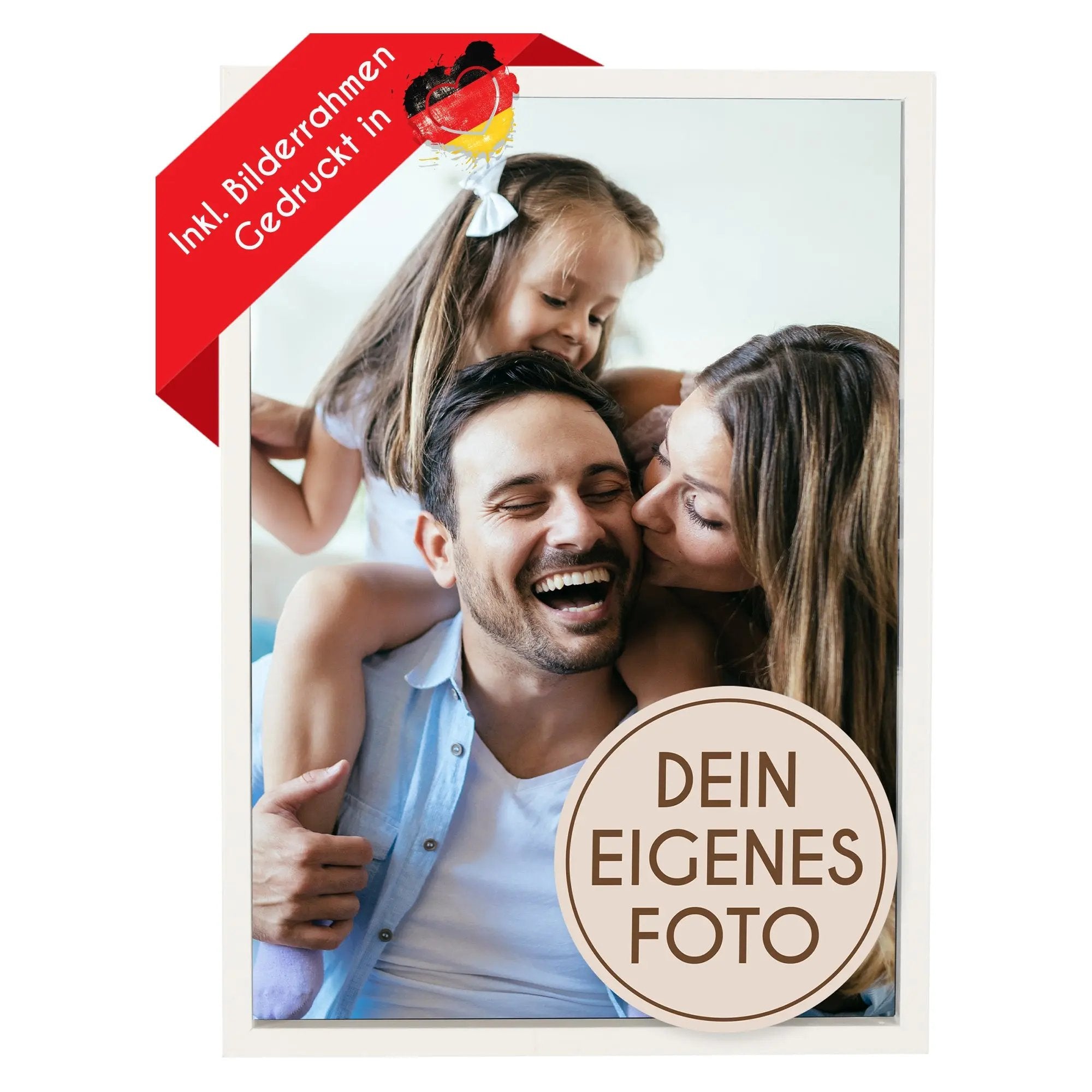 Bilderrahmen HOLZ mit Deinem eigenen Foto - einfach & schnell hochladen Picturedoo