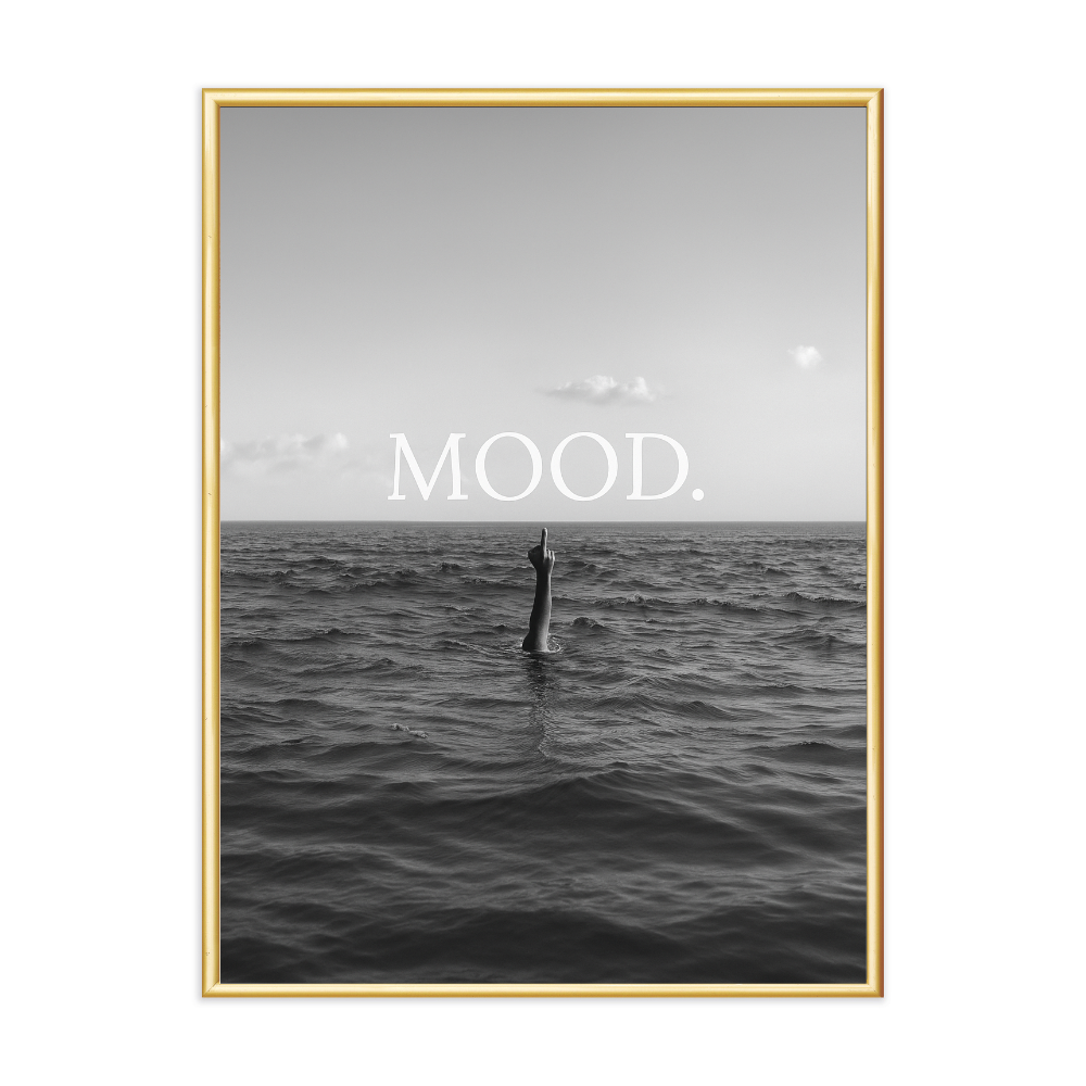 Poster mit Bilderrahmen Mood- verschiedene Formate