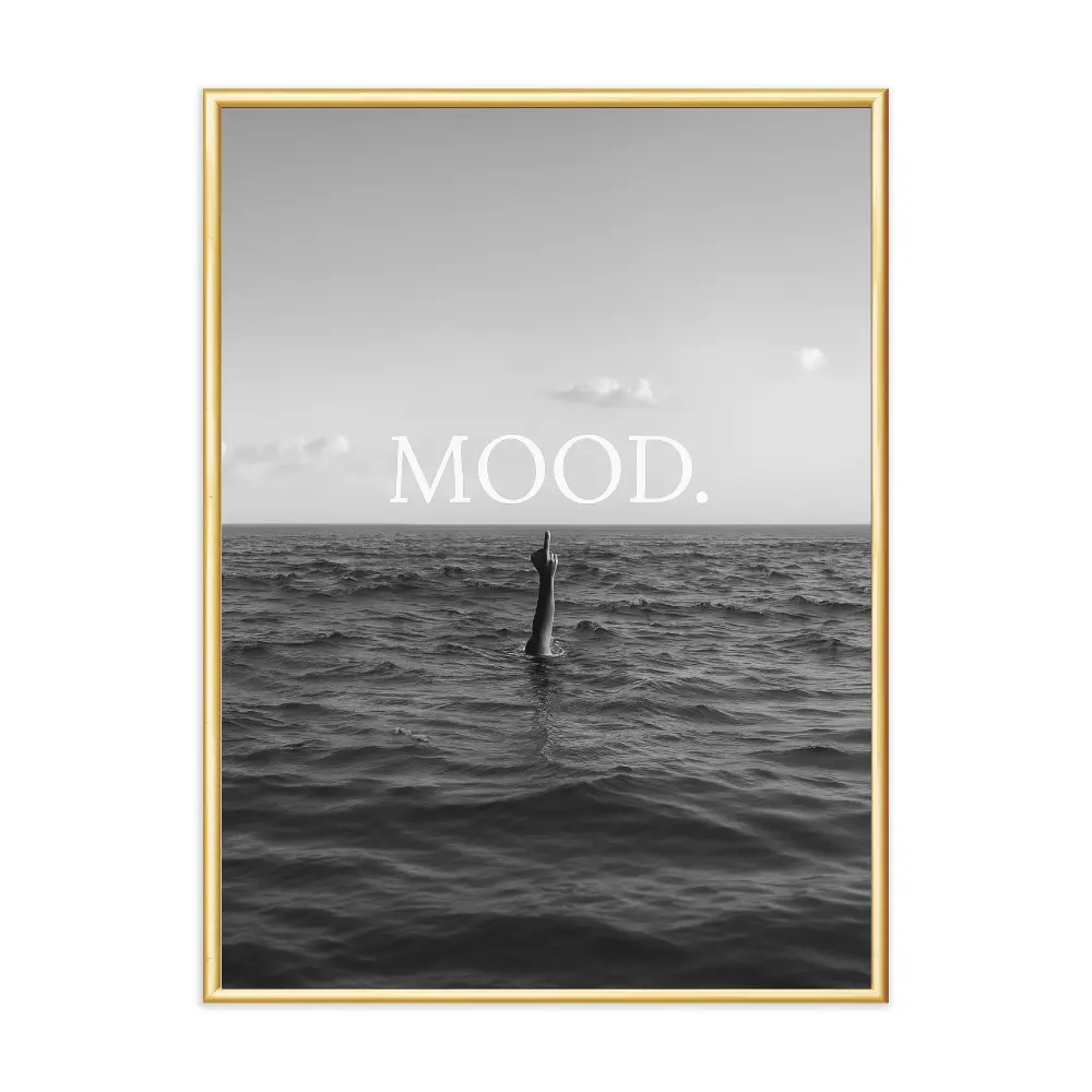 Poster mit Bilderrahmen Mood- verschiedene Formate Interior Design