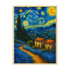 Poster mit Bilderrahmen van Gogh Landschaft - verschiedene Formate Interior Design