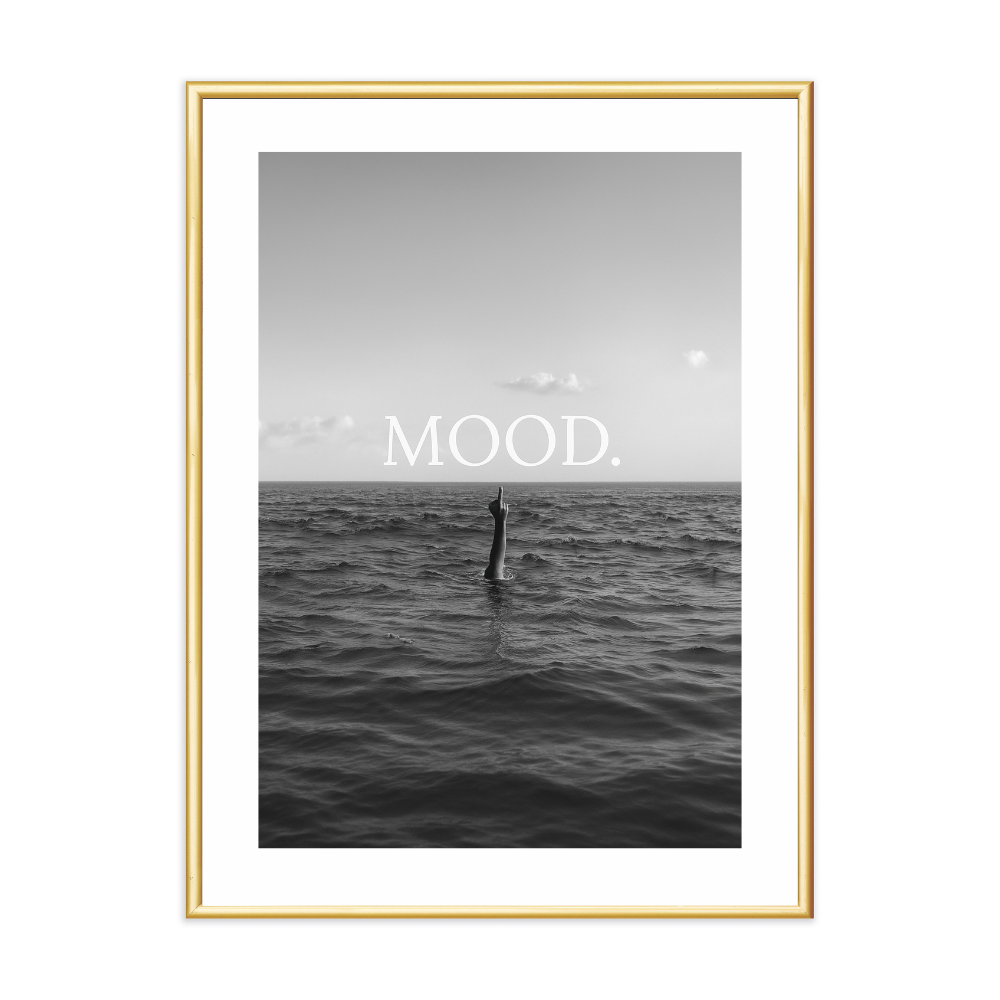 Poster mit Bilderrahmen Mood- verschiedene Formate