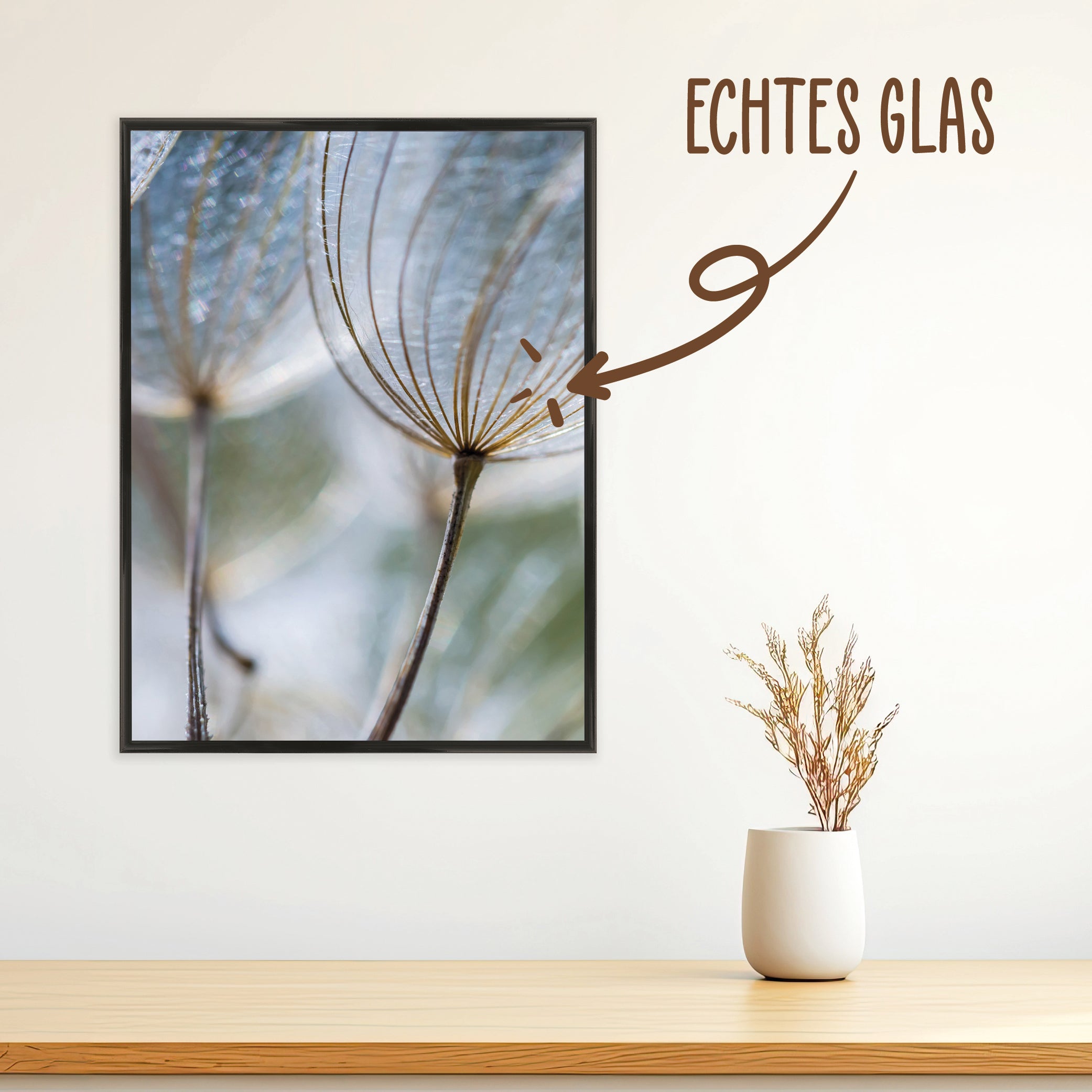 Bilderrahmen Set 6 teilig (30x40 cm & 21x30 cm) mit Glasscheiben zum Gestalten von Fotowänden