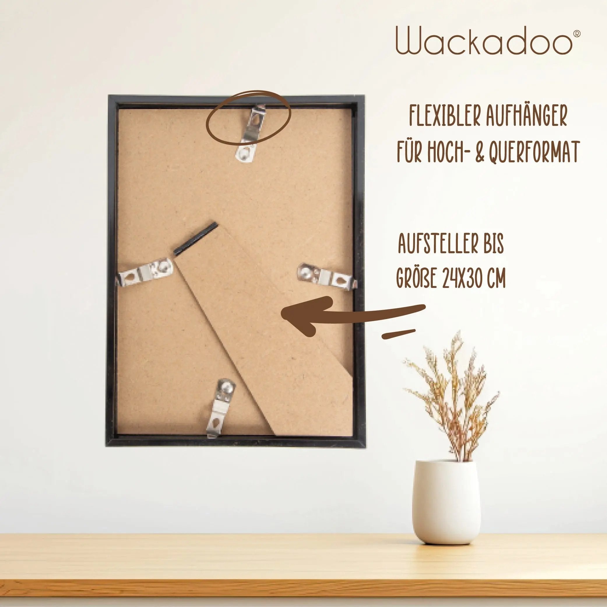 Bilderrahmen Set 15 teilig mit Glasscheiben zum Gestalten von Fotowänden Bilderrahmen Set