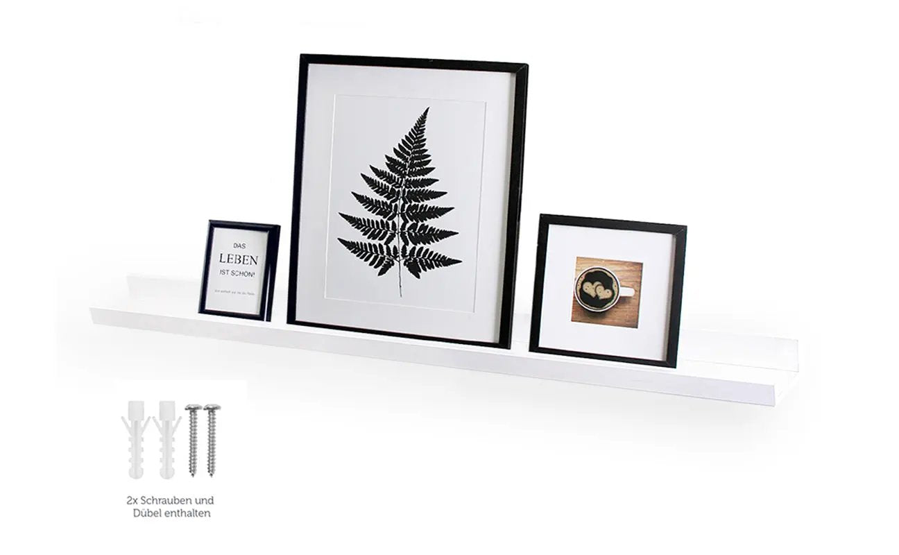 Bilderleiste aus MDF Holz inkl. Befestigungsmaterial Interior Design