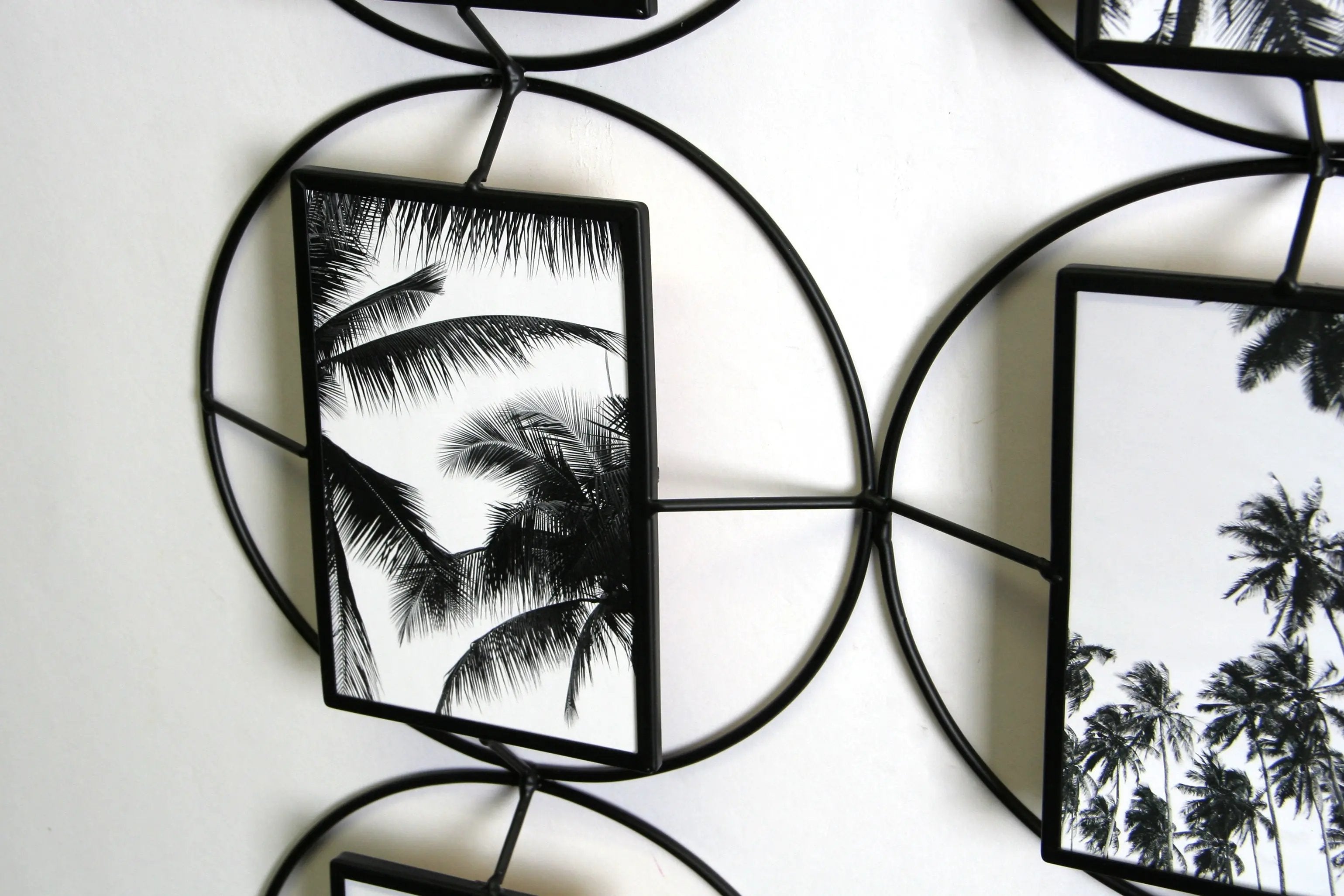 Wackadoo Bilderrahmen Collage für 9 Fotos aus Metall mit Glasscheibe COLLAGERAHMEN