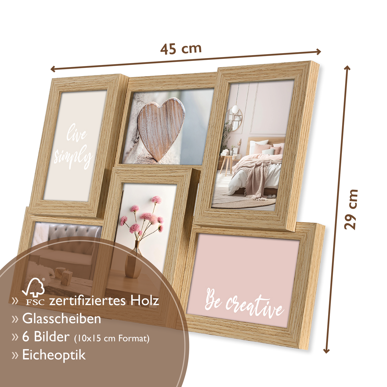 Bilderrahmen Collage LOFT