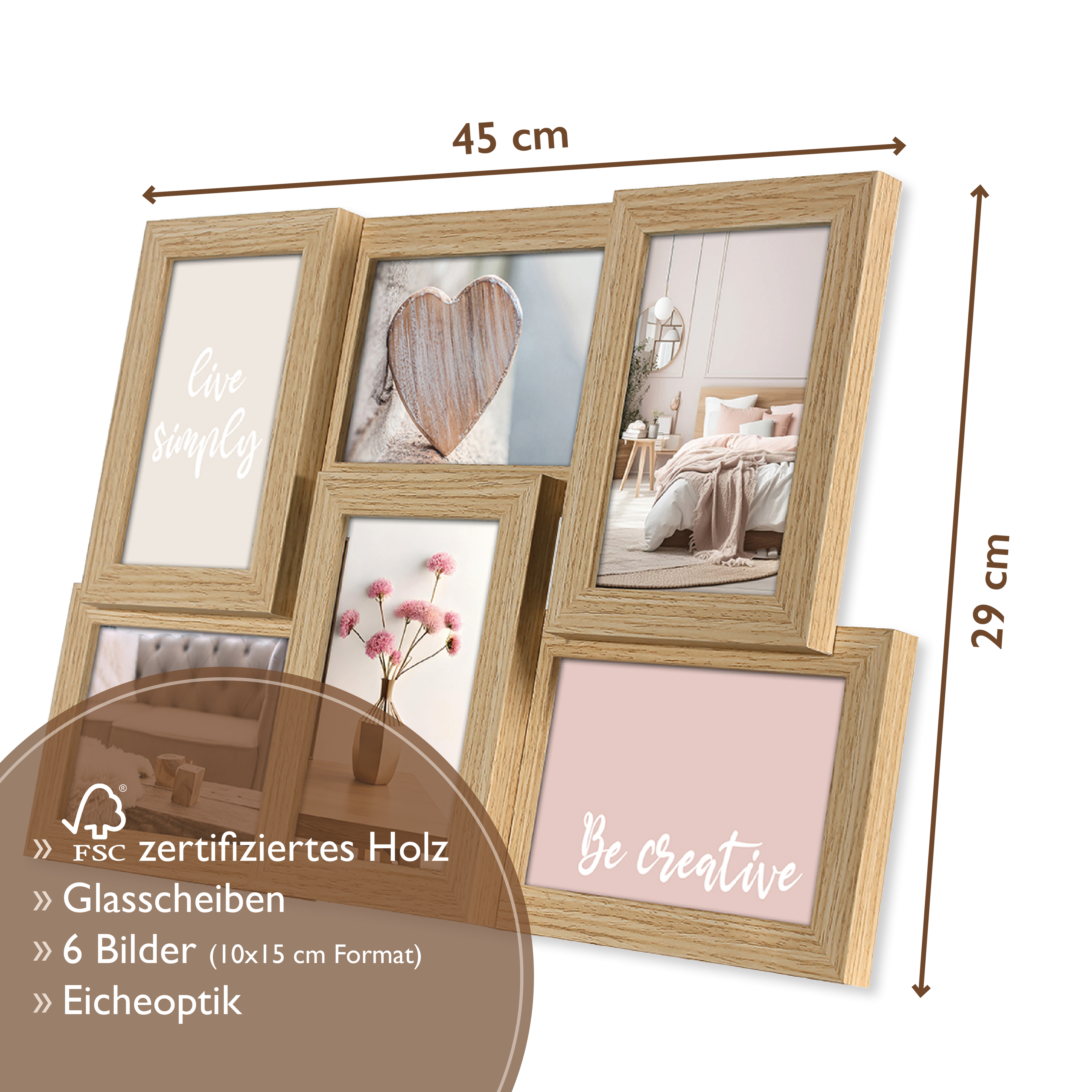 Bilderrahmen Collage LOFT