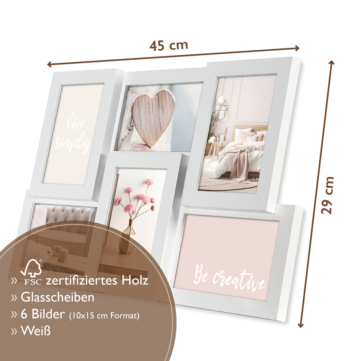 Bilderrahmen Collage LOFT