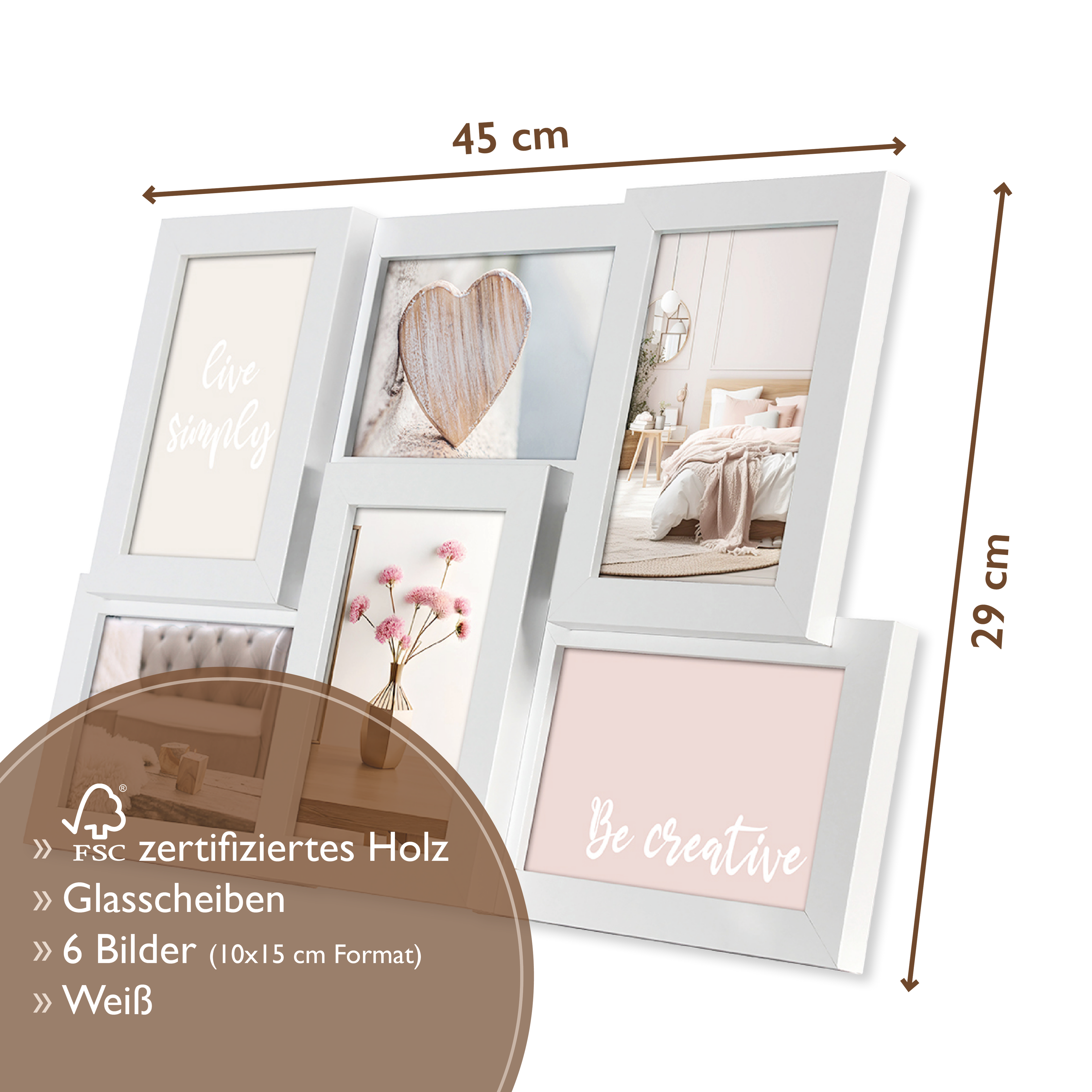 Bilderrahmen Collage LOFT