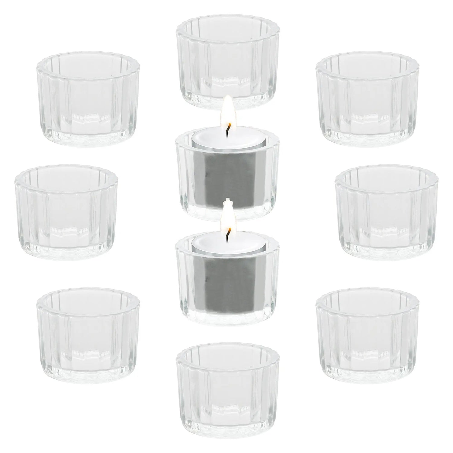 Teelichtgläser Set 10er Set Wackadoo Living
