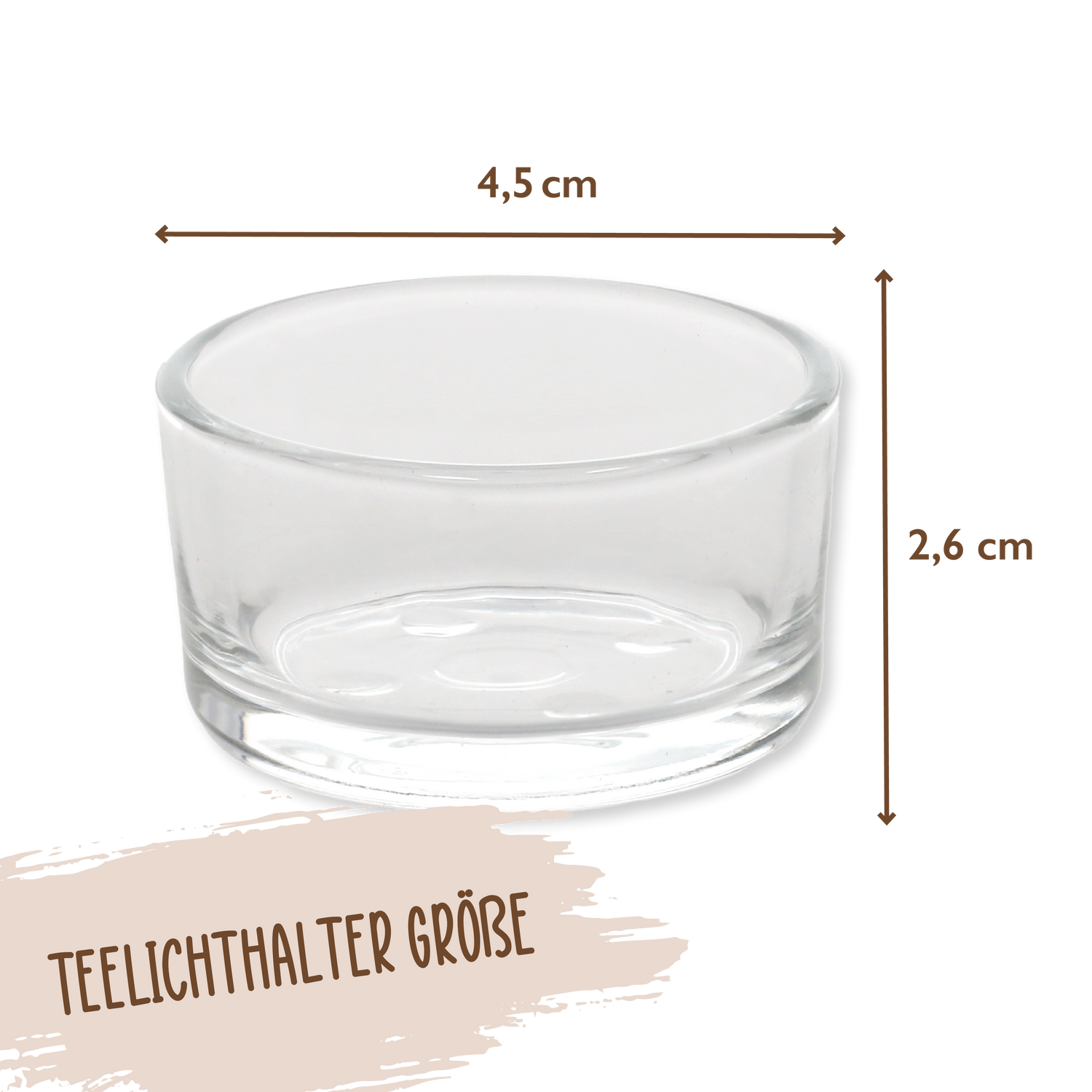 Teelichtgläser Set 15er Set Wackadoo Living