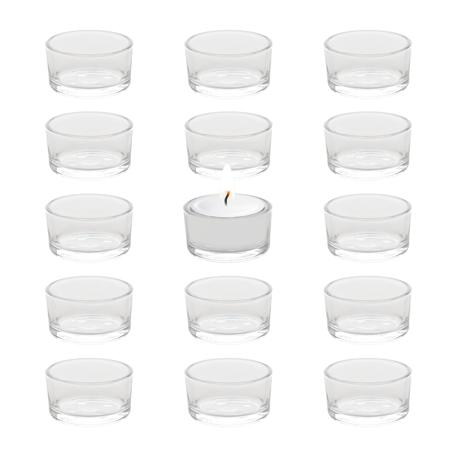 Teelichtgläser Set 15er Set Wackadoo Living