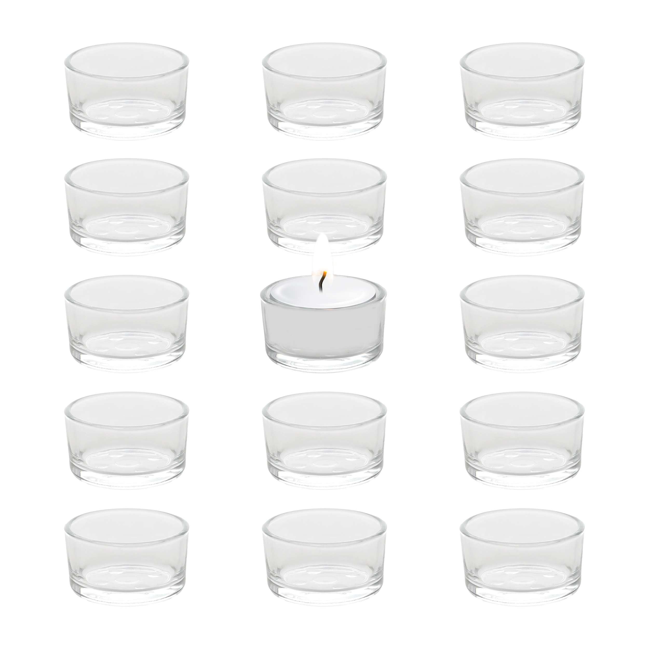 Teelichtgläser Set 15er Set Wackadoo Living