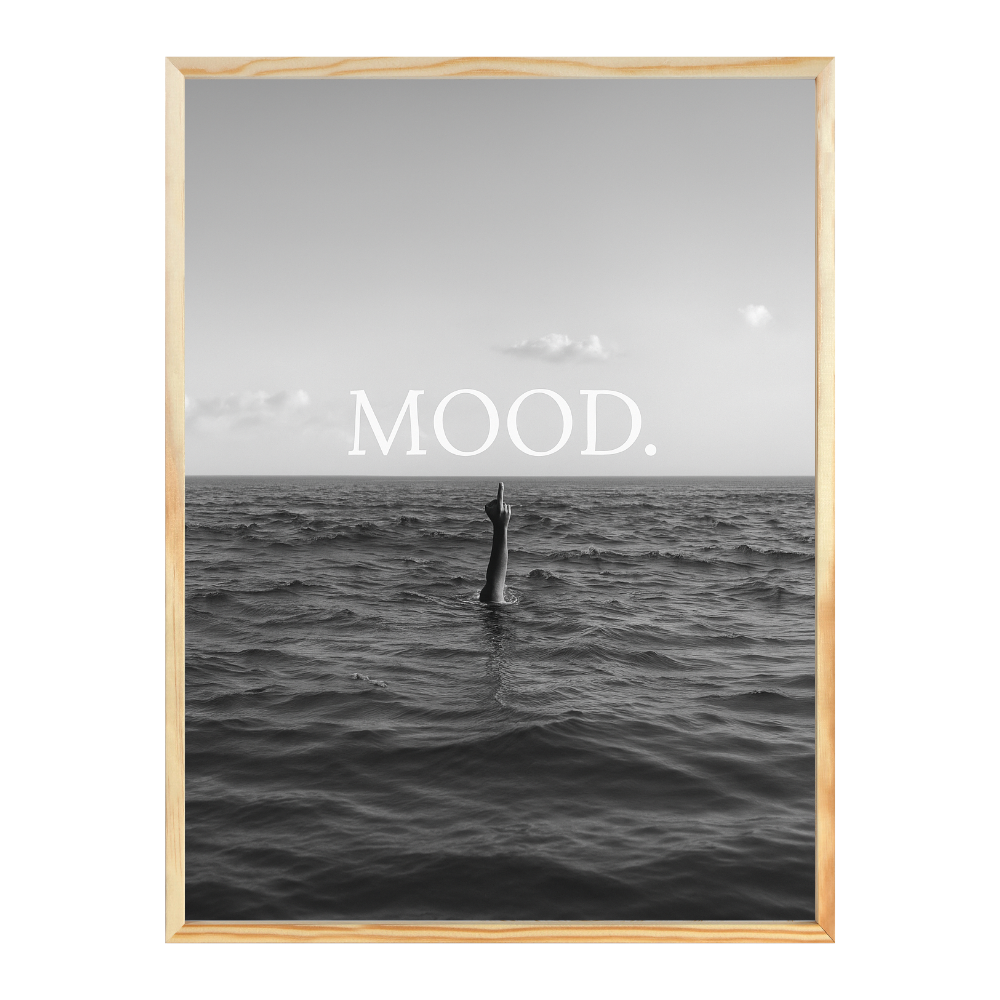 Poster mit Bilderrahmen Mood- verschiedene Formate