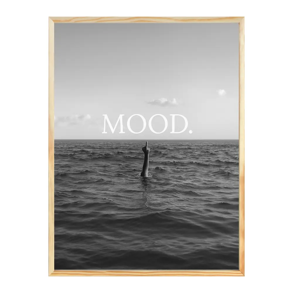 Poster mit Bilderrahmen Mood- verschiedene Formate Interior Design