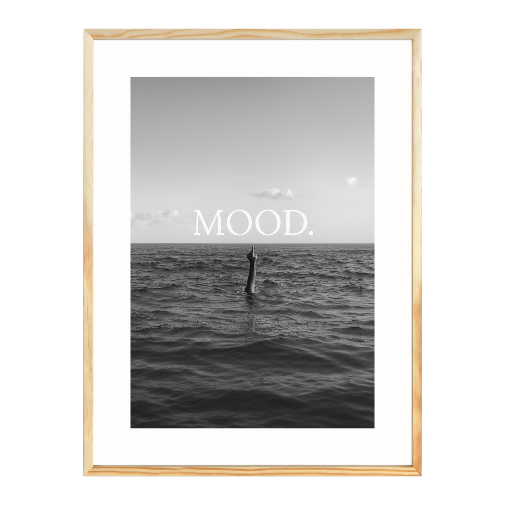 Poster mit Bilderrahmen Mood- verschiedene Formate