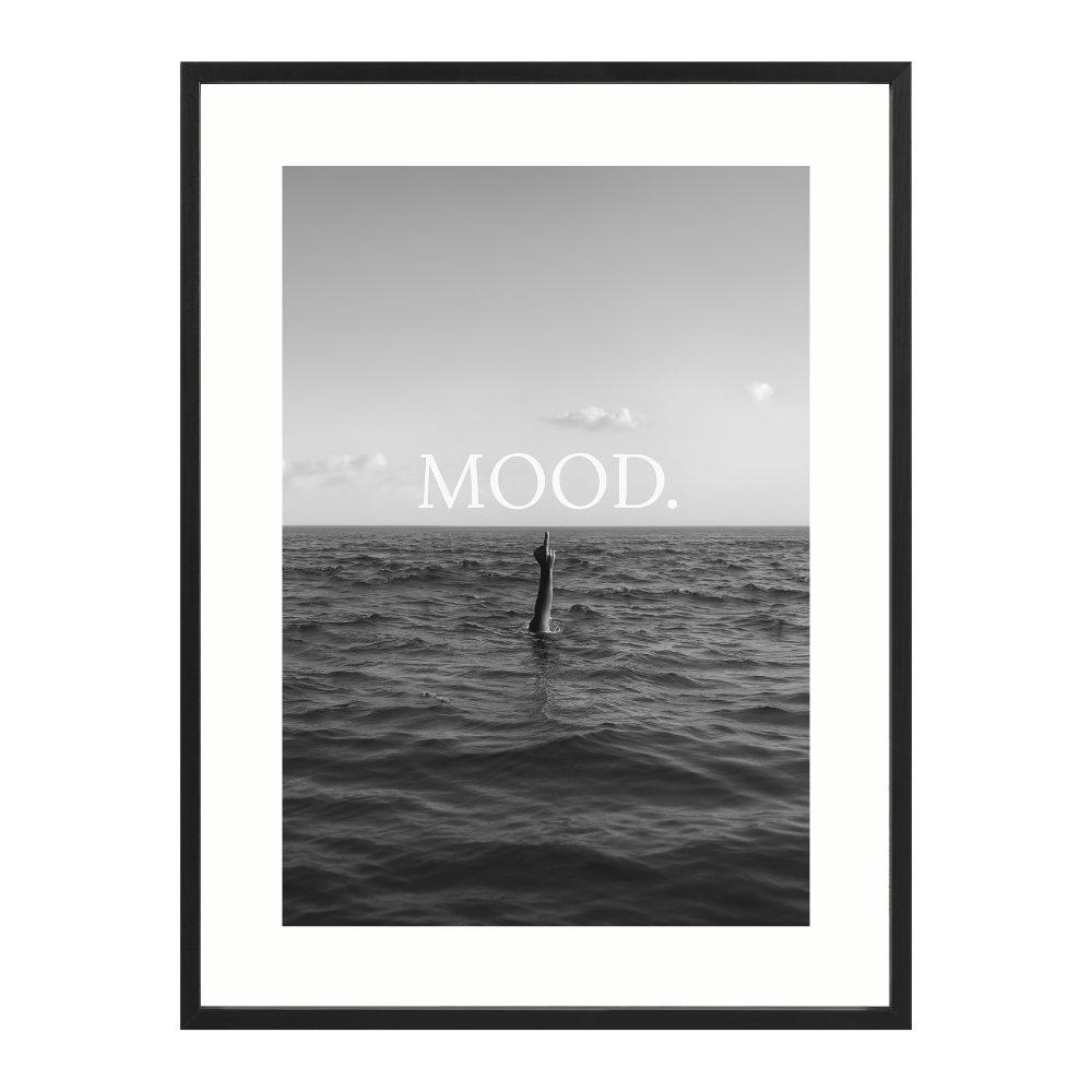 Poster mit Bilderrahmen Mood- verschiedene Formate