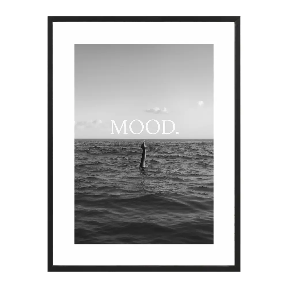 Poster mit Bilderrahmen Mood- verschiedene Formate Interior Design