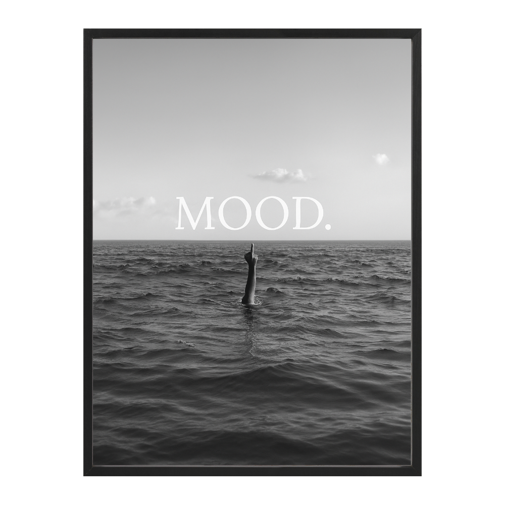 Poster mit Bilderrahmen Mood- verschiedene Formate