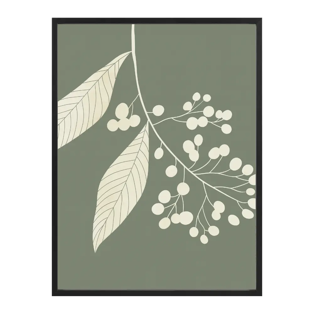 Poster mit Bilderrahmen Botanical Eucalypthus - verschiedene Formate Interior Design