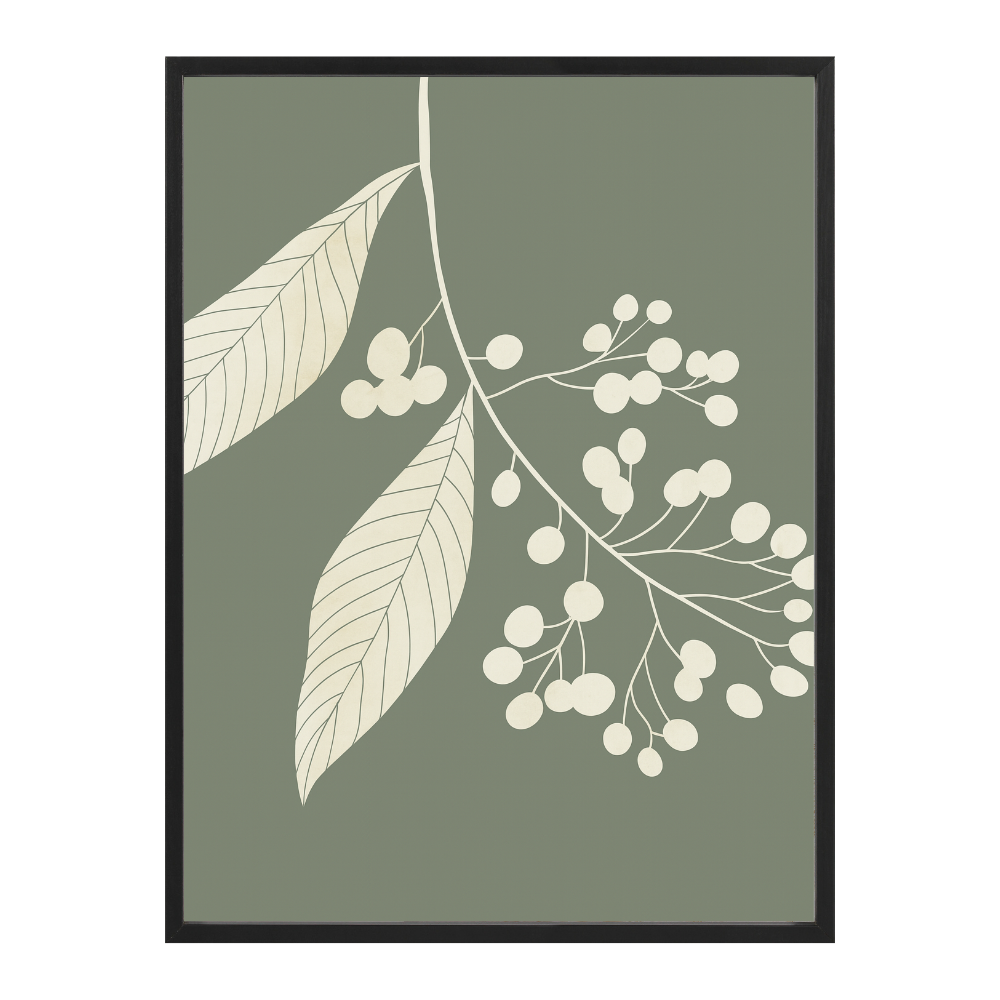 Poster mit Bilderrahmen Botanical Eucalypthus - verschiedene Formate