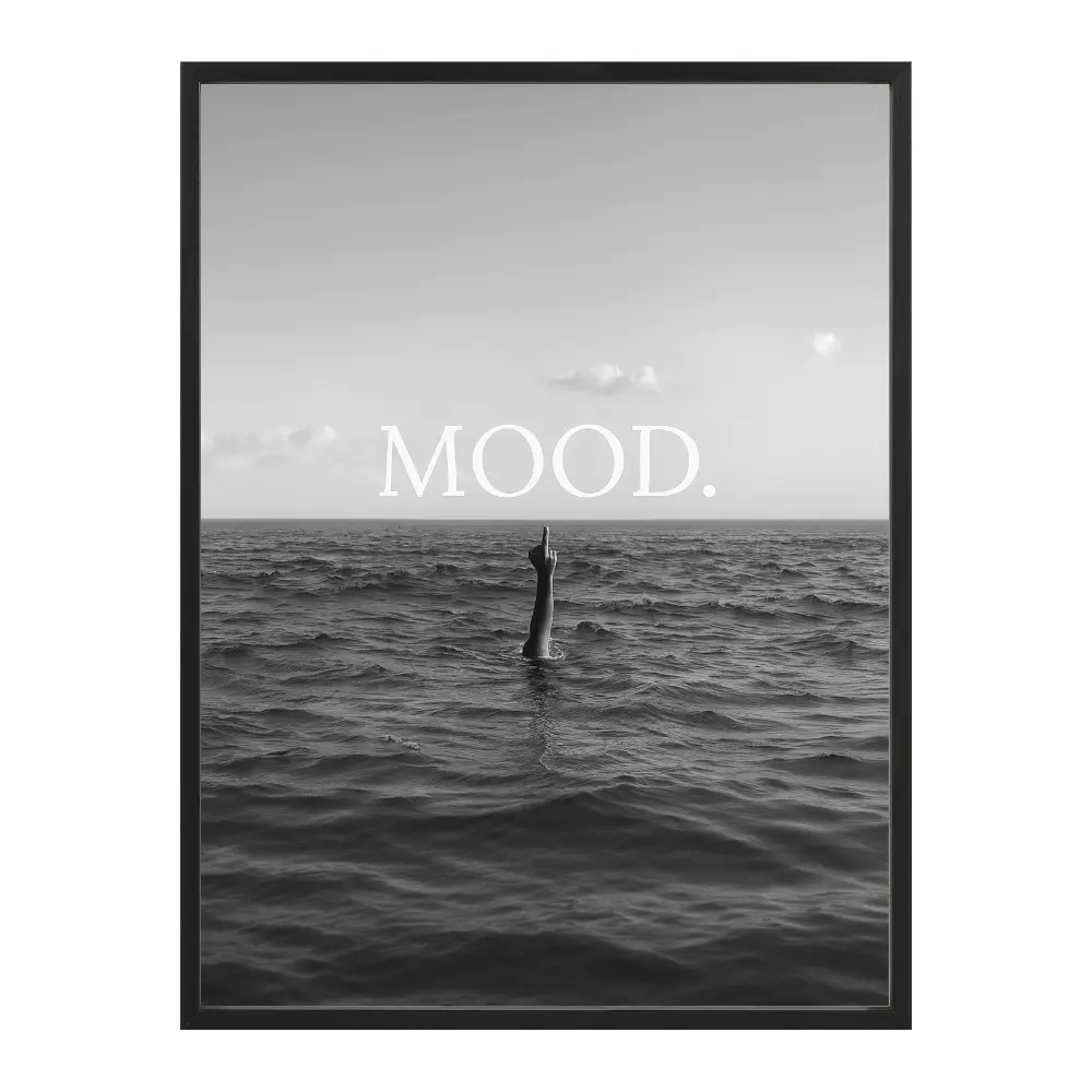Poster mit Bilderrahmen Mood- verschiedene Formate Interior Design