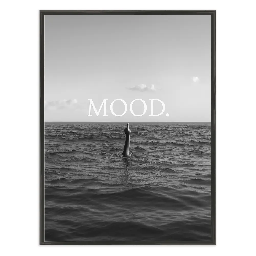 Poster mit Bilderrahmen Mood- verschiedene Formate Interior Design