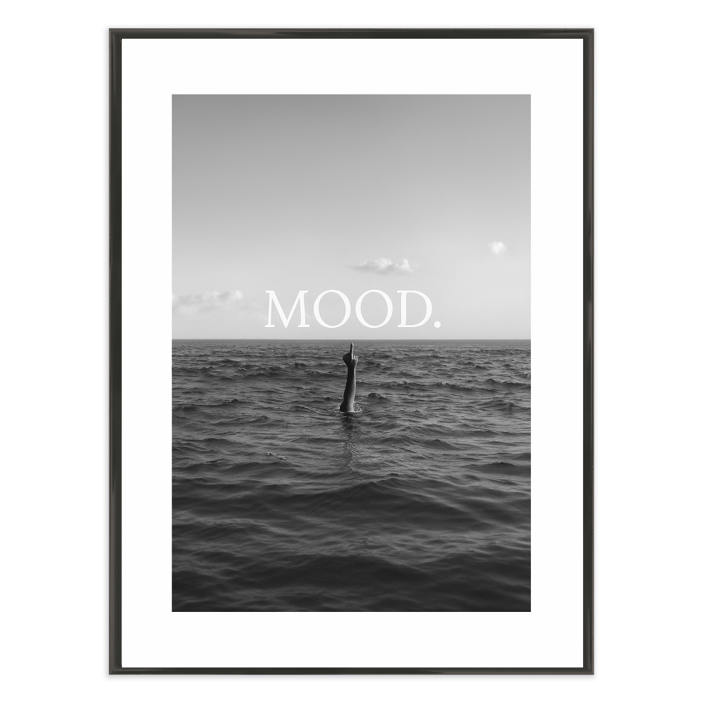 Poster mit Bilderrahmen Mood- verschiedene Formate