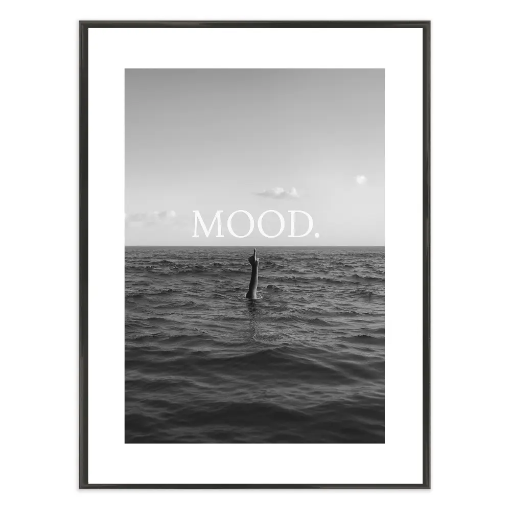 Poster mit Bilderrahmen Mood- verschiedene Formate Interior Design