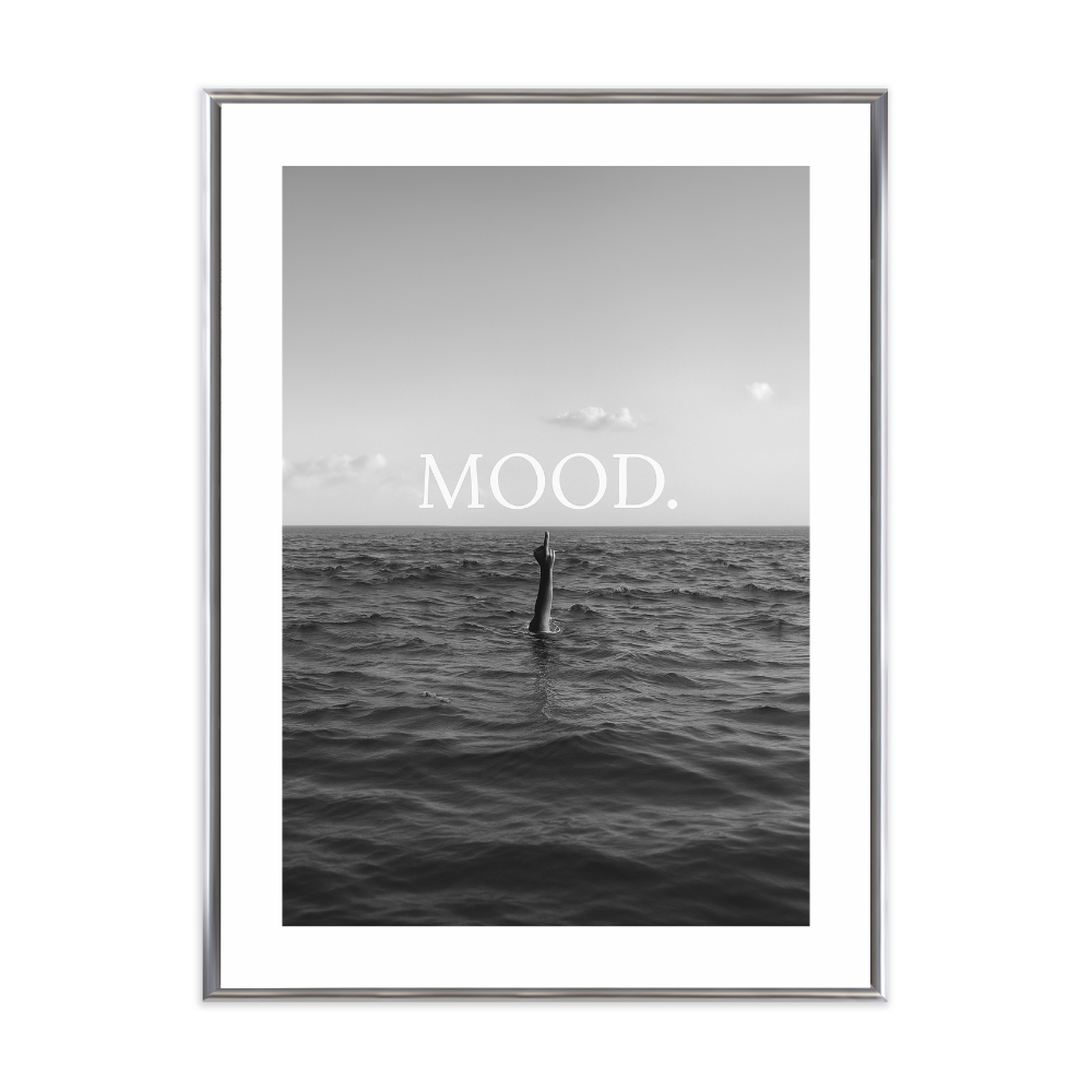 Poster mit Bilderrahmen Mood- verschiedene Formate