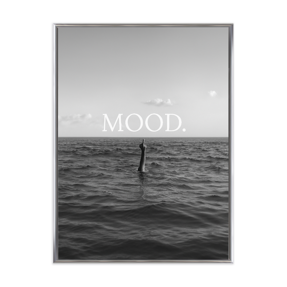Poster mit Bilderrahmen Mood- verschiedene Formate