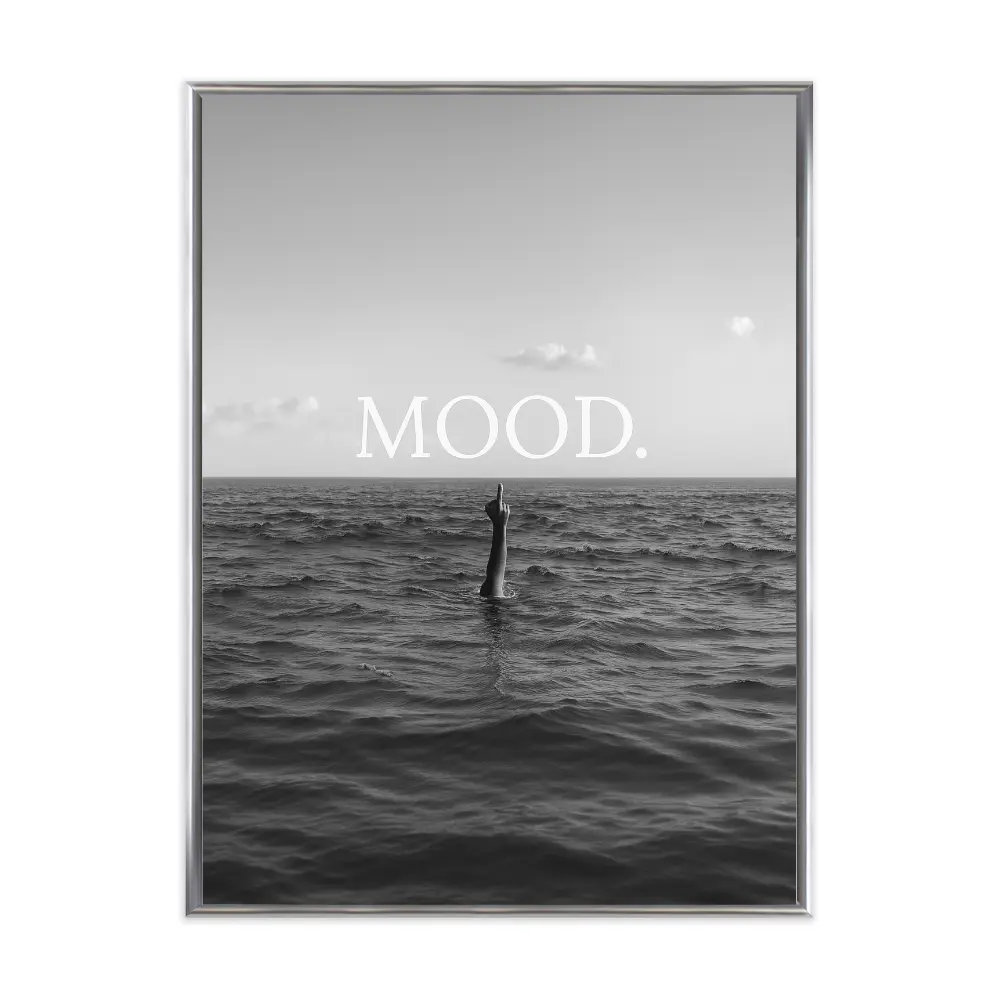 Poster mit Bilderrahmen Mood- verschiedene Formate Interior Design