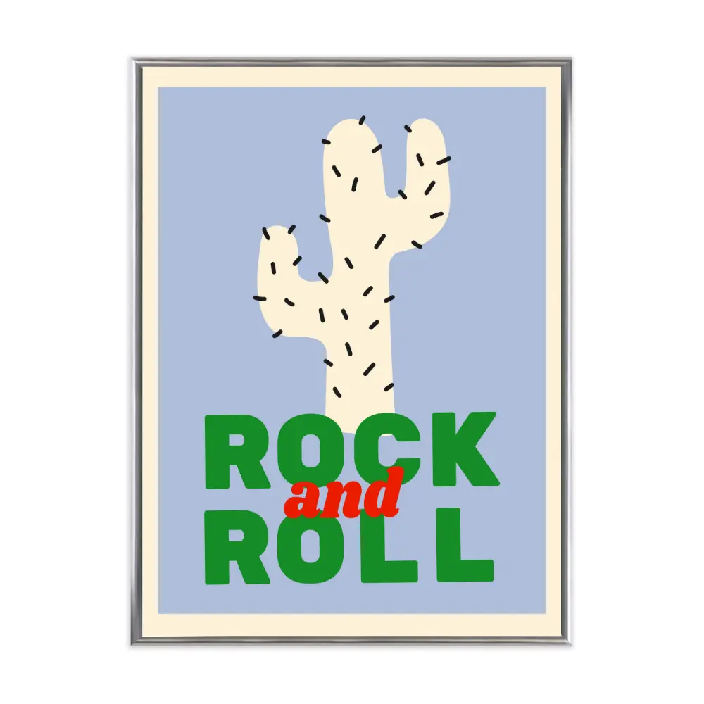 Poster mit Bilderrahmen Rock&