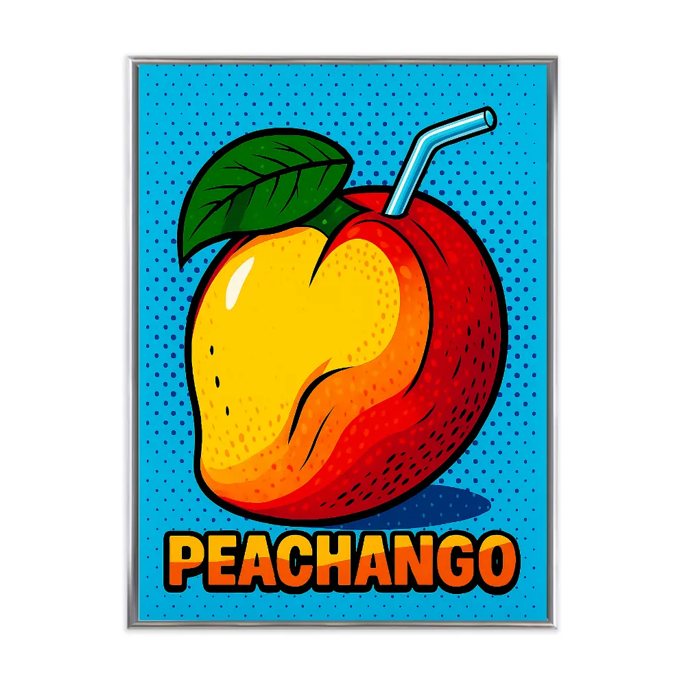 Poster mit Bilderrahmen Peachango - verschiedene Formate Interior Design