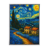 Poster mit Bilderrahmen van Gogh Landschaft - verschiedene Formate Interior Design