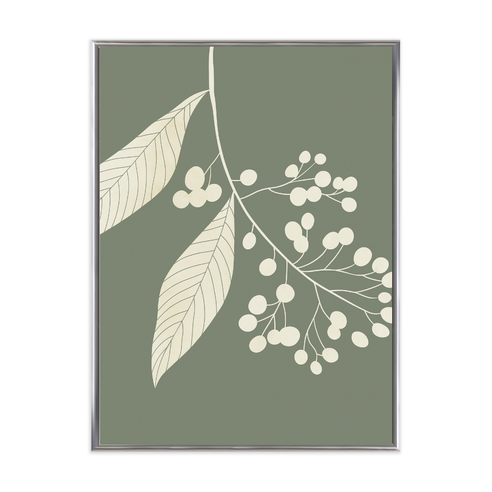 Poster mit Bilderrahmen Botanical Eucalypthus - verschiedene Formate