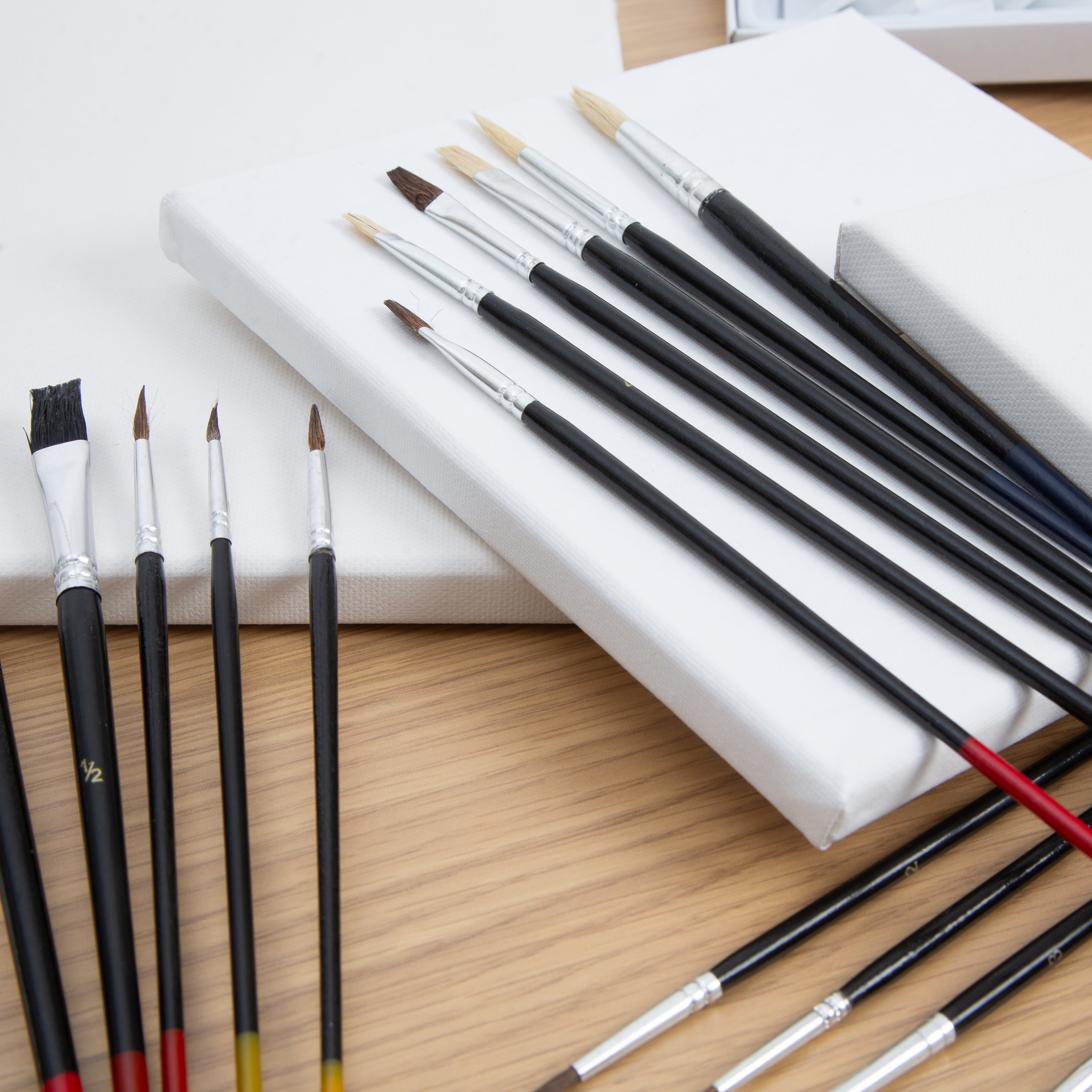 Wackadoo ART Starter Set 30 teilig Leinwand zum Bemalen Acryl Farben Pinsel Set FSC® Holz Keilrahmen Wackadoo Living